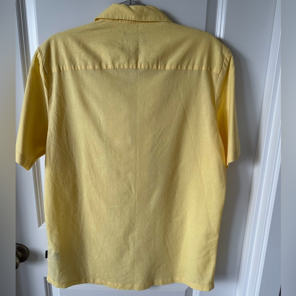 Kenneth Cole New York Man’s Linen+Cotton Casual Button Down Shirt-M - Picture 5 of 8